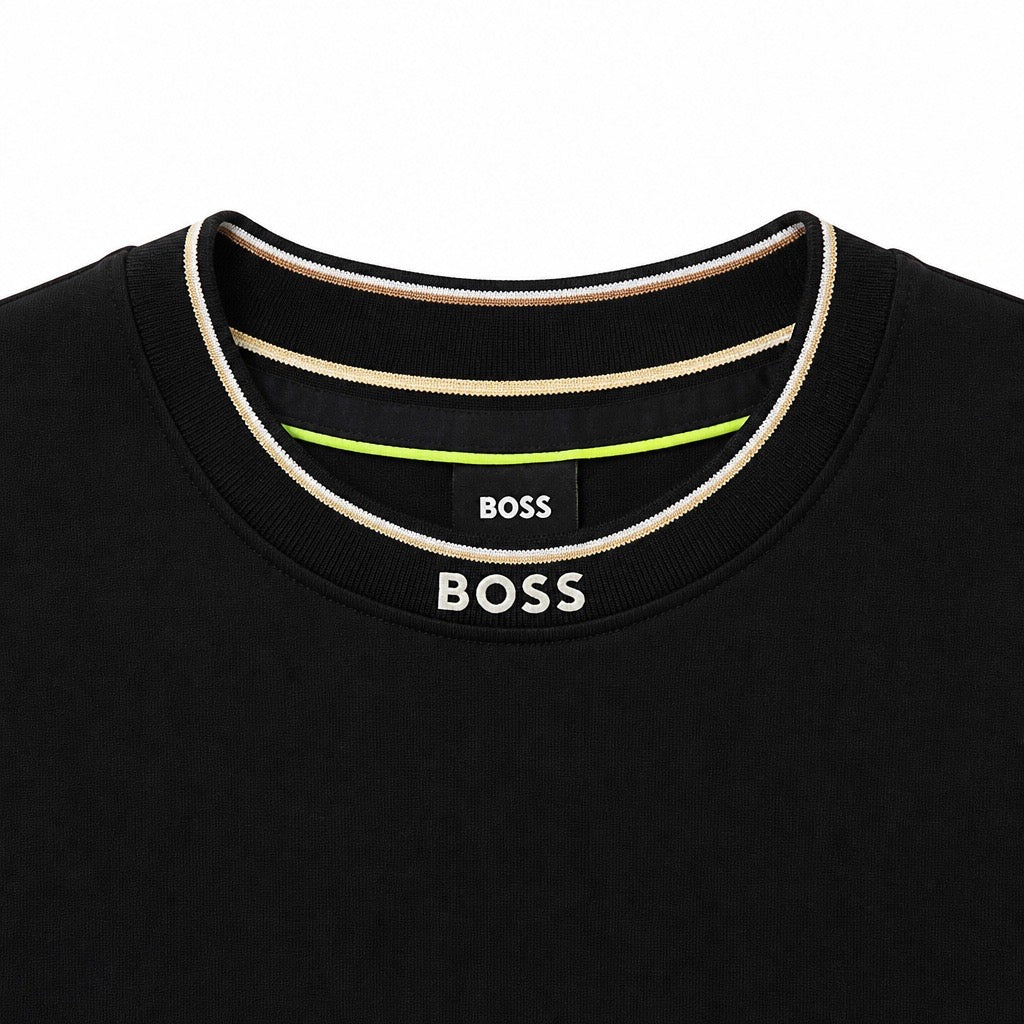 Boss Neck Logo Cotton T-shirt
