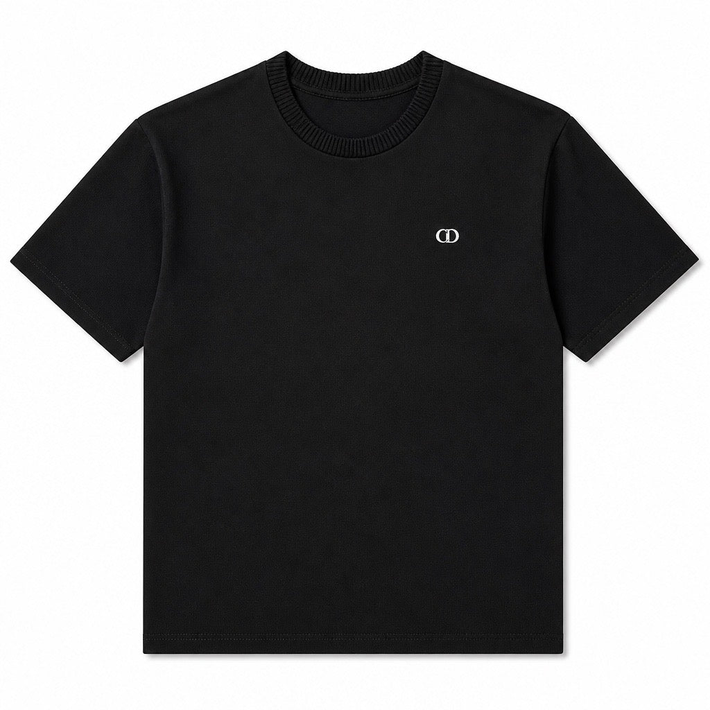 Dior CD Logo Stretched Neck T-shirt