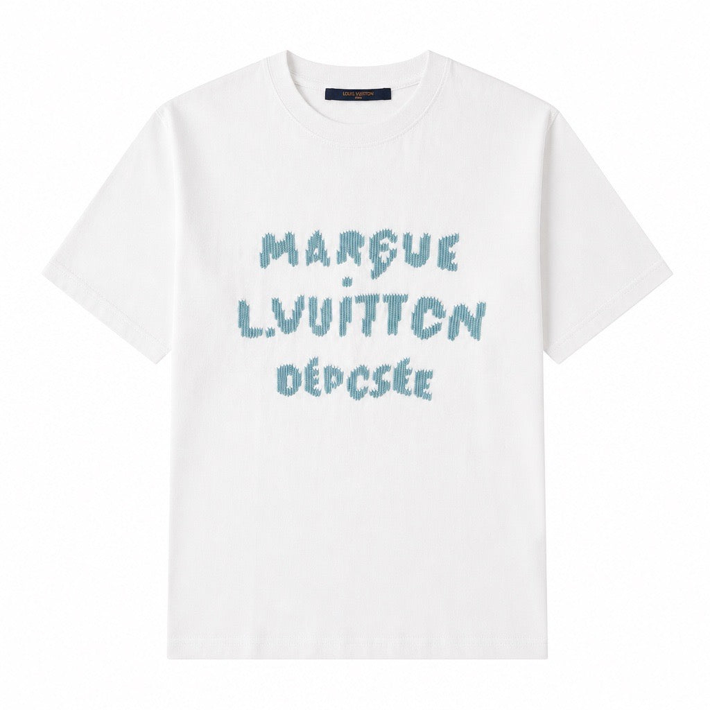 Louis Vuitton Embroidered Cotton T-shirt