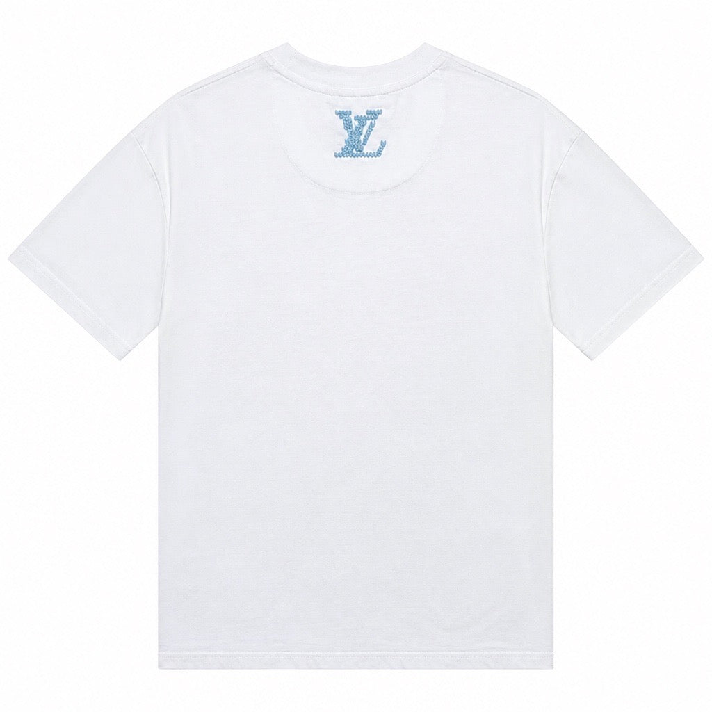 Louis Vuitton Embroidered Cotton T-shirt