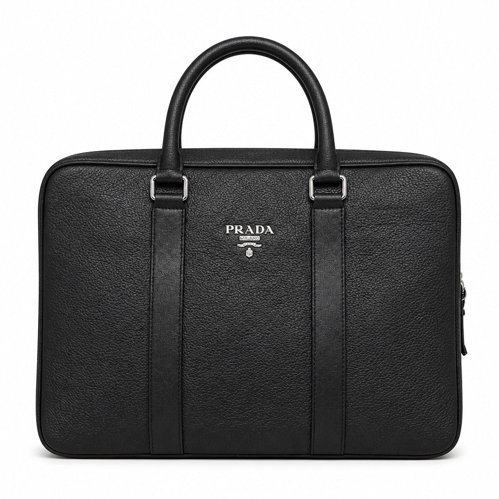 Prada Name Logo Business Bag