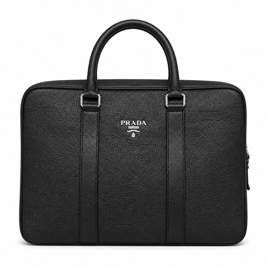 Prada Name Logo Business Bag