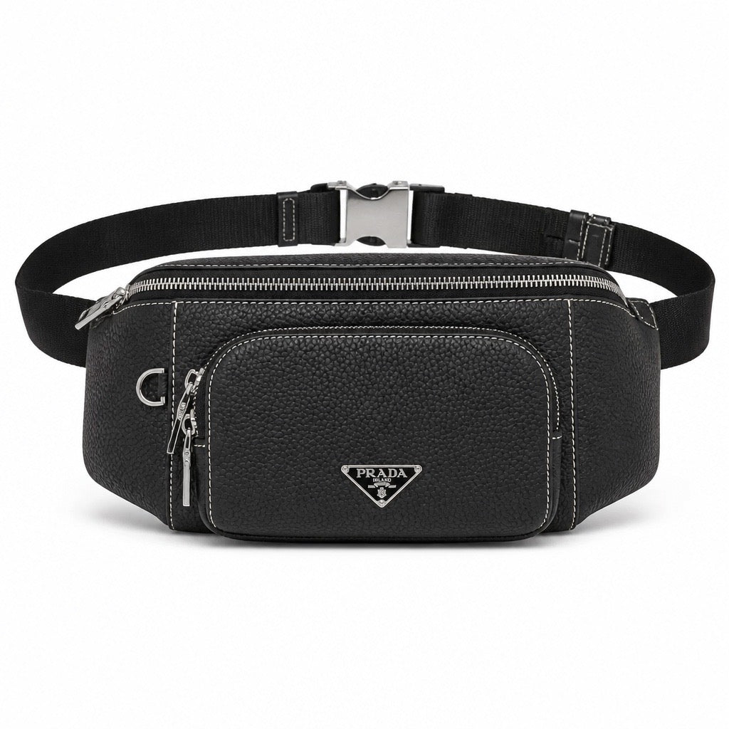 Prada Leather Banana Bag