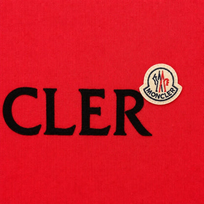 Moncler Flocked Logo Cotton T-shirt