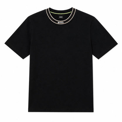 Boss Neck Logo Cotton T-shirt