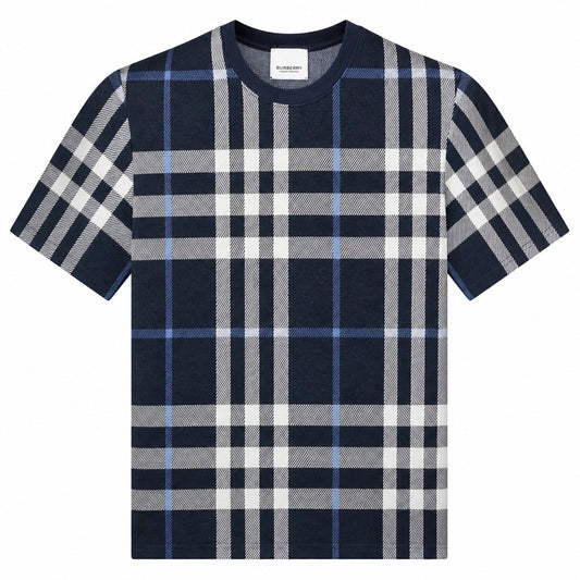 Burberry Check Cotton T-shirt