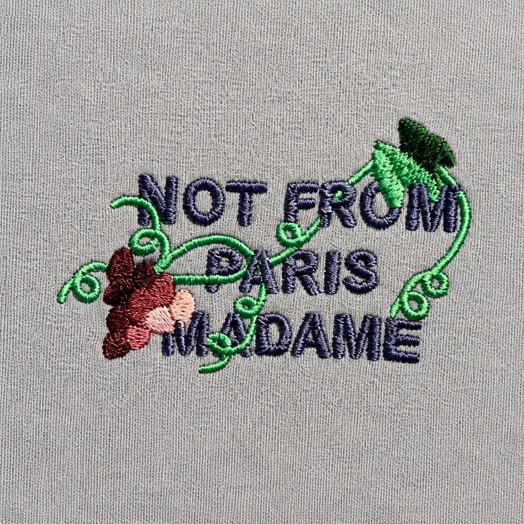 Drôle de Monsieur "Not From Paris Madame" T-shirt
