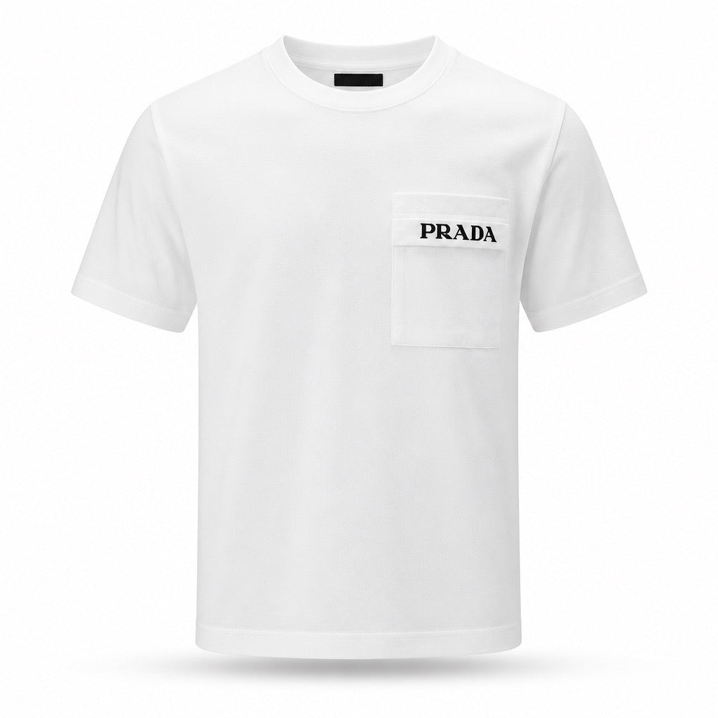 Prada Pocket Cotton T-shirt