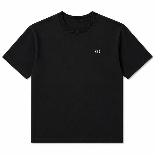Dior CD Logo Stretched Neck T-shirt