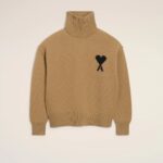 Wool Ami De Coeur Neck Sweater